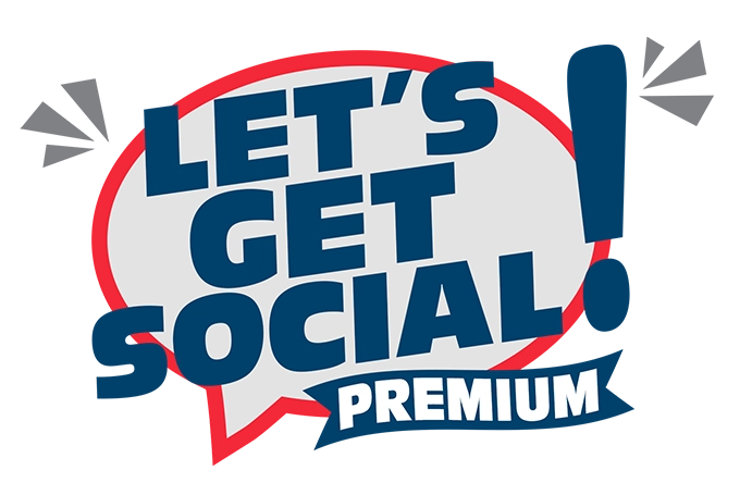 Lets Get Social Premium Logo